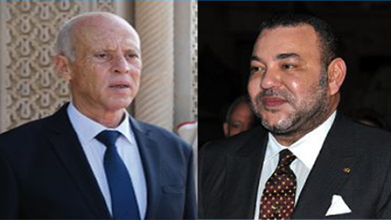 جلالة الملك محمد السادس يجري مباحثات هاتفية مع فخامة السيد قيس سعيد رئيس الجمهورية التونسية