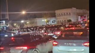 شاهدوا خروج وجدة بعد فوز للمنتخب الوطني فرحة كبيرة في الشوارع