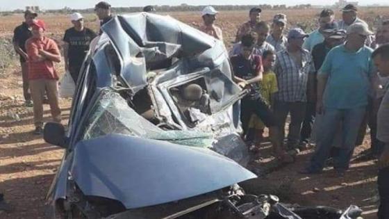 عاجل بوجدة…وفاة 03 اشخاص في حادثة سير
