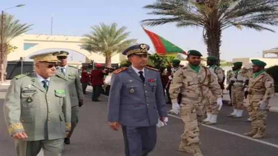 وفد عسكري موريتاني يحل بوجدة