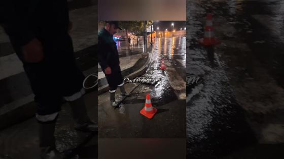 فيديو..فيضانات وجدة مدختلش المنازل جهود فرق لراديو متواصلة لتجنب الكوارث