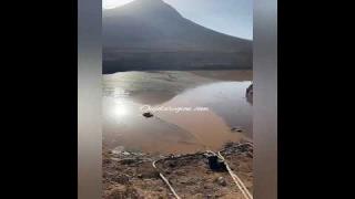 لحظة انتشال جثتي الطفلين بمستفركي