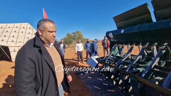 في انتظار الغيث..اطلاق عملية الحرث المباشر بالشريط الحدودي بوجدة