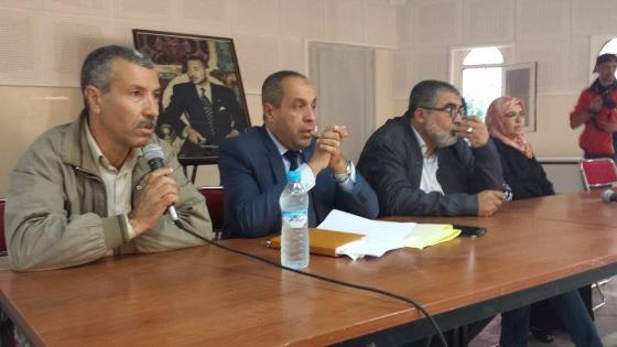 فيديو وصور…بركان:ابراهيمي في لقاء تواصلي مع موظفي المجلس البلدي
