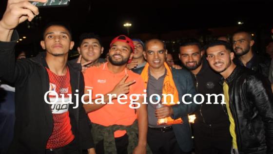 شاهدوا كيف استقبلت الجماهير البركانية النهضة البركانية بحضور حبوها عامل الاقليم