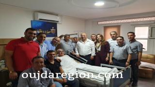 وجدة:الصغير ورؤساء الجماعات في زيارة لجمال البصراوي