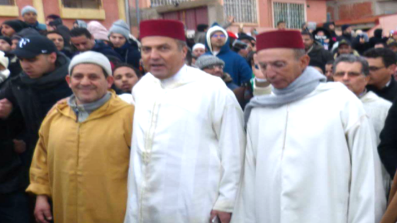 فيديو وصور…عامل بركان يقف شخصيا على تحضيرات جنازة شيخ الزاوية البودشيشية