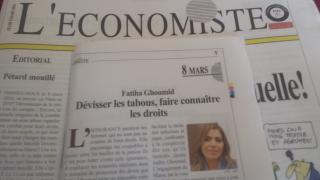 8Mars: Fatiha Ghoumid: Dévisser les tabous, faire connaître les droits