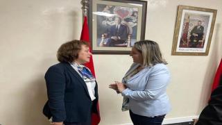 عطية تعزي الوزيرة حيار في وفاة والدها