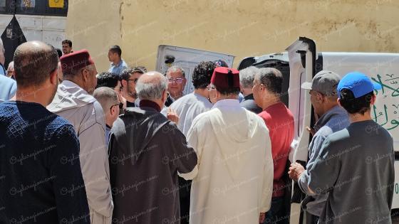 جنازة مهيبة لرجل البر الحاج التهامي بنعدي وجدة