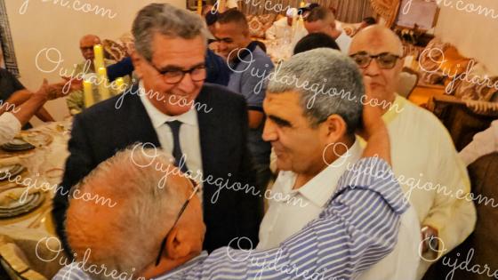 اخنوش يحل بوجدة ضيفا عند الحاج القايدي واجتماع موسع مع المناضلين