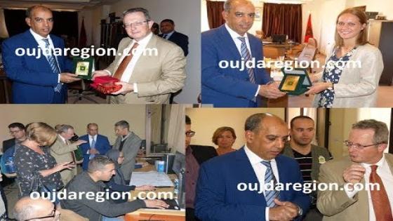 فيديو وصور..بركان:حبوها عامل الاقليم يستقبل السفير البلجيكي