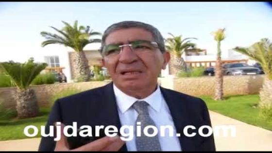 امرابط نائب رئيس جهة الشرق بعد اللقاء مع كاتبة الدولة المكلفة بالسياحة لمياء بوطالب بالسعيدية