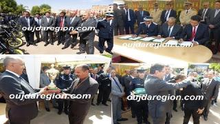 صوت وصورة..الوالي الجامعي يسلم دراجات نارية لولاية أمن وجدة ويتوج الفائزين في دوري عيدالعرش