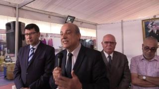 شاهدوا ما قاله بوجوالة لحظة اختتام معرض جرادة