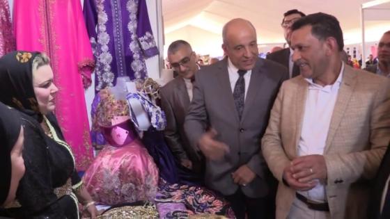 عامل اقليم جرسيف وبوجوالة يفتتحان المعرض الجهوي للصناعة التقليدية