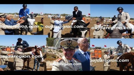 فيديو وصور…السعيدية:الجنرال دو بريكاد العروي يتوج الفائزين في الجائزة الوطنية للفروسية