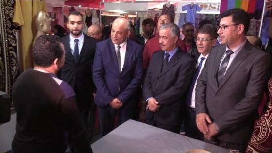 ادريس بوجوالة والكاتب العام للعمالة يفتتحان المعرض الجهوي للصناعة التقليدية بالناظور