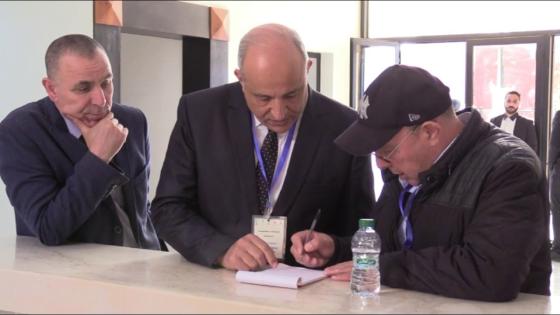 لحظات انتخاب ادريس بوجوالة رئيسا للجامعة الملكية للريكبي