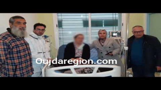 شاهدوا فرحة امراة بركانية وعائلتها بعد نفي اصابتها بكورونا