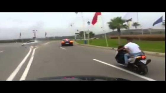 حادثة سير عنيفة في مارتيل