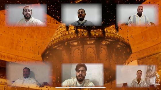 ابداع من اداء المجموعة لقصيدة البراقية في مدح خير البرية