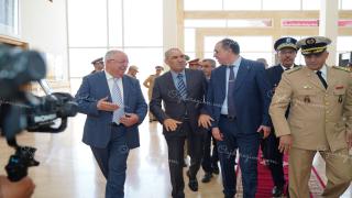 شاهدوا الوالي عطفاوي يشارك قصر العدلة الاحتفال بعيد العرش وسط حضور وازن وقوي لاسرة القضاء بدائرة وجدة
