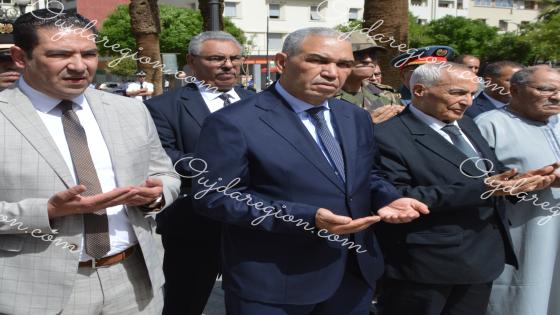 شاهدوا بوجدة المندوب السامي للمقاومة والوالي عطفاوي يتراسان مراسم تخليد انتفاضة 16 غشت