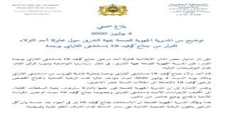 بلاغ مديرية الصحة بخصوص فرار مريض بكورونا