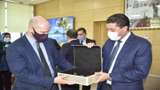 بيوي يستقبل وفد امريكي عن القسم الاقتصادي بسفارة الولايات المتحدة الأمريكية بالمغرب