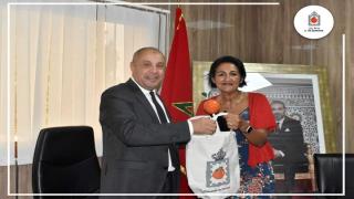 بركان..وفد جماعة سانجيل البلجيكية يشيد بجدية الابراهيمي في تدبير المدينة