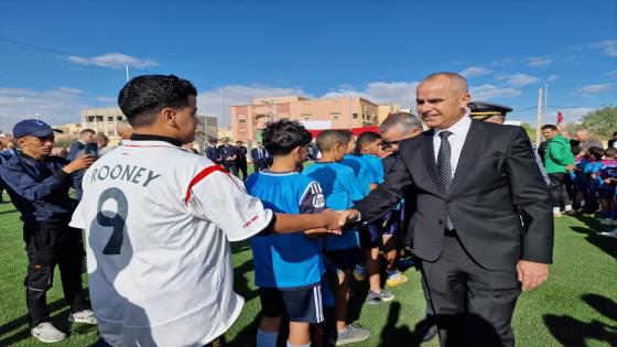 تدشين ملعبي قرب احتفالاً بالذكرى الخمسين للمسيرة الخضراء المظفرة