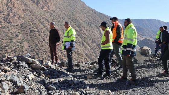 الحتاش عامل إقليم جرسيف يتفقد ورش سد تارگة أومادي ويقف على التقدم الهام في الأشغال