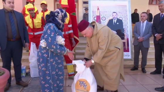 فجيج اوعبو عامل الاقليم يسهر على حسن تنزيل عملية قفة رمضان