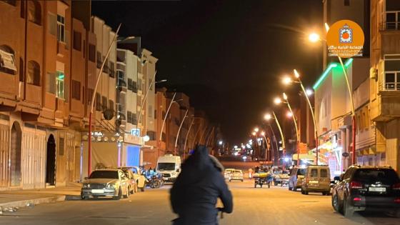 بركان تنجح في اطلاق الشطر الاول من الانارة العمومية