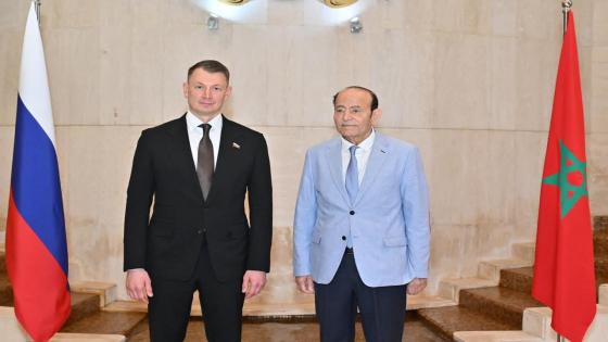 تصاور..سلامة يستقبل رئيس مجموعة الصداقة الروسية-المغربية