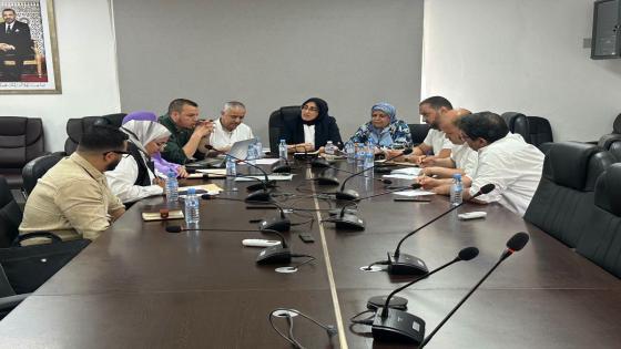 الناظور..الدكتورة العامري مندوبة الصحة تستقبل نقابة الاطباء
