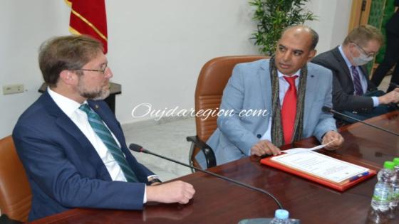 شاهد..العامل حبوها يتباحث مع القائم بأعمال سفارة أمريكا سبل الاستثمار بإقليم بركان