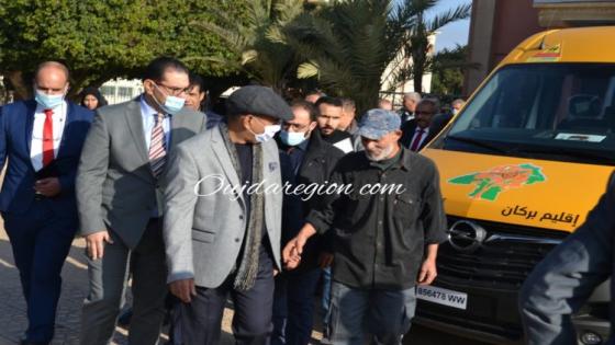 شاهد..حبوها عامل بركان يطلق اكبر اسطول النقل المدرسي والرياضي لازيد من 6000 مستفيد