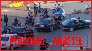 وجدة..رشق شرطي بقنينات زجاجية بالشارع العام بالمدينة