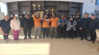 بركان تصدم الاعلام الجزائري..وفد موريتاني يرتدي قميص بركان بالصحراء المغربية