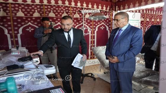 جرادة..العامل بلقايد يدعو الى الجدية في تنزيل برامج المبادرة ويوزع اليات طبية