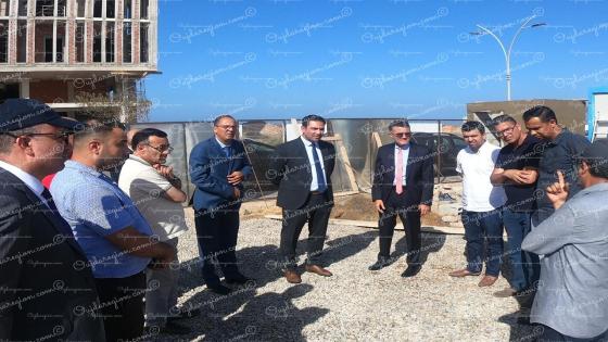 الناظور..العامل الشعراني وبوعرورو في زيارة لورش المركب الثقافي لتسريعه