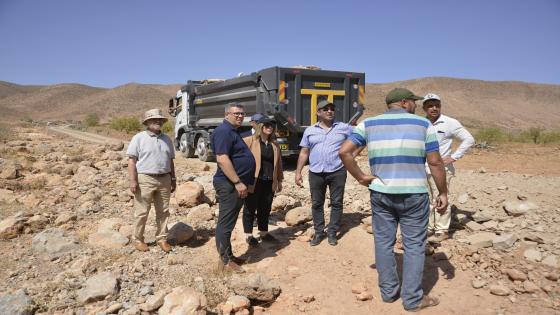 بوعرورو رئيس جهة الشرق يتفقد مشاريع فك العزلة عن ساكنة جبال بني زناسن بجماعة البصارة