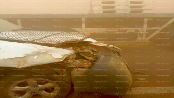 عاجل بالصور وجدة..صباح *مغبر* وحوادث سير كثيرة والقبطان ينتقل لعين المكان