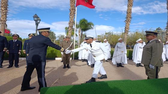 العامل ديال تاوريرت بدر بوسيف يشارك الساكنة في مراسيم تحية العلم الوطني