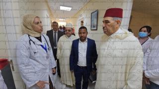 رفقة العلامة بنحمزة الوالي العطفاوي يتفقد توسعة دار التضامن للمشردين والمختلين عقليا