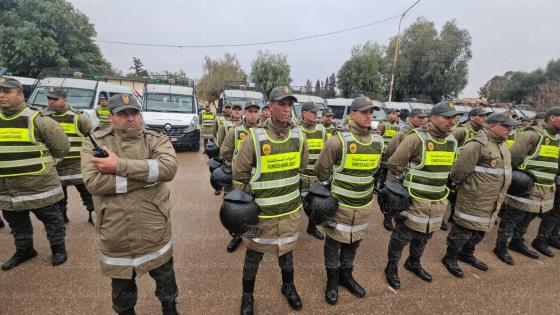 القوات المساعدة بوجدة وجهة الشرق حضور قوي بالشوارع والدوريات التمشيطية ليلة راس سنة 2026