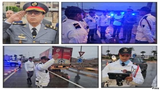 شاهدوا الدرك الملكي بالقيادة الجهوية وجدة في استنفار ودوريات لتأمين ليلة البوناني