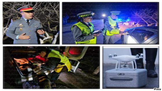 شاهدوا الدرك الملكي بزايو وبراج راس الماء السعيدية في ليلة بيضاء لتأمين ليلة رأس السنة